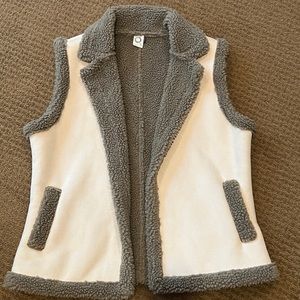 Anthropologie faux shearling vest
